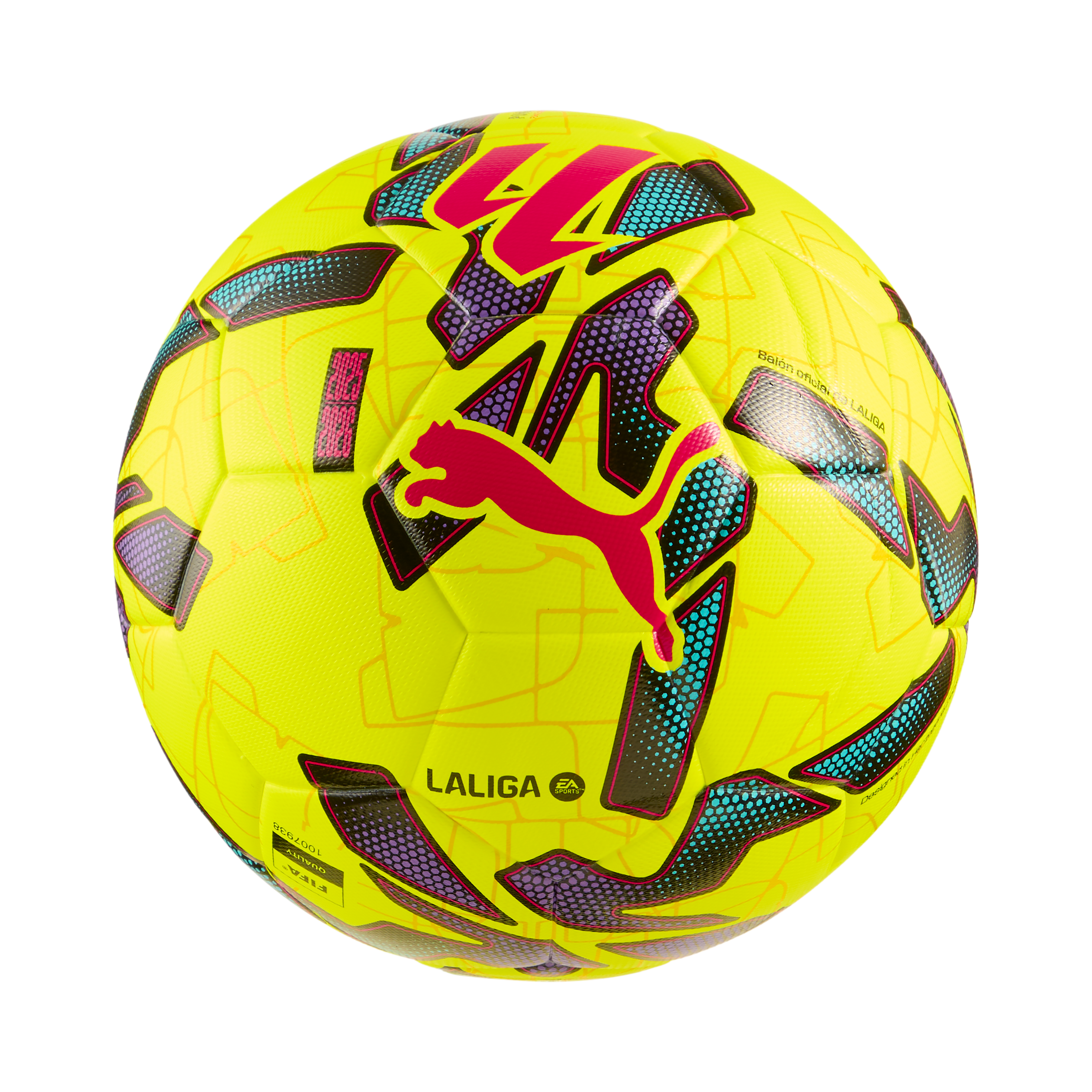 PUMA Orbita LaLiga 1 (FIFA QUALITY) Soccer Ball - Fluor Yellow